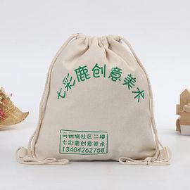 Trung Quốc Túi vải thô dây rút đẹp, túi xách dây rút vải nhỏ tái chế nhà cung cấp