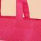 Túi mua sắm tái sử dụng màu đỏ nhạt mà gấp vào bản thân logo tùy chỉnh nhà cung cấp