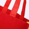 Túi mua sắm không dệt Polypropylene lớn / Túi tái sử dụng không dệt màu đỏ nhà cung cấp