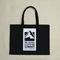 Xử lý túi vải cotton màu đen Handled / Thời trang in Canvas Tote Túi nhà cung cấp