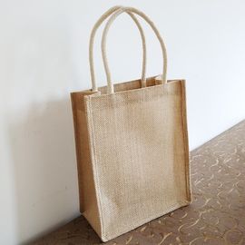 Túi dây kéo dài có thể tái sử dụng đay / Túi đay thanh lịch Monogram Tote Bag